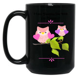 I Love Hanging Out With You Mommy Black Coffee Mug