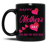 I Love Mom - Mother'S Day Black Coffee Mug