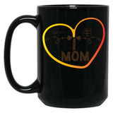 I Love Mom Premium Mug Black Coffee Mug