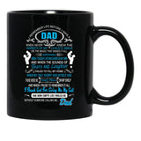 I Love My Dad Mug Black Coffee Mug - Black