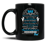 I Love My Dad T Black Gift Coffee Mug