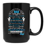 I Love My Dad T Black Gift Coffee Mug - Black