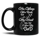 I Love My Dad Black Gift Coffee Mug