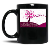 I Love My Daughter Black Coffee Mug