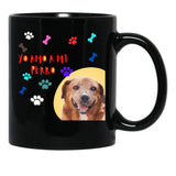 I Love My Dog Black Gift Coffee Mug - Black