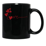 I Love You More Black Coffee Mug - Black