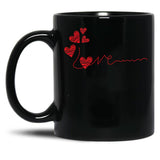 I Love You More Black Coffee Mug