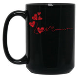 I Love You More Black Gift Coffee Mug