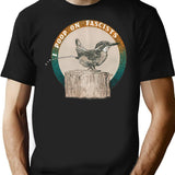 I Poop On Fascists T-Shirt - Retro Graphic Tee for Men & Women - Black