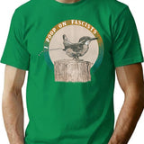 I Poop On Fascists T-Shirt - Retro Graphic Tee for Men & Women - Green
