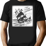I Run A Tight Shipwreck T-shirt - Retro Graphic Tee for Men & Women - Black