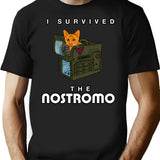 I Survived The Nostromo T-Shirt for Men & Women, T-Shirts Graphic Tee - Black