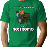 I Survived The Nostromo T-Shirt for Men & Women, T-Shirts Graphic Tee - Green
