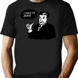 I Use To Skate T-Shirt - Retro Graphic Tee for Men & Women - Black