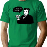 I Use To Skate T-Shirt - Retro Graphic Tee for Men & Women - Green