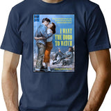 I Want The Hobo To Watch - Beatnick Perverts Random Funny T-Shirt - Navy