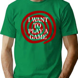 I Want To Play A Game - Saw T-Shirt for Men & Women, T-Shirts Graphic Tee - Green