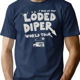 I Was At The Loded Diper World Tour T-Shirt for Men & Women, T-Shirts Graphic Tee - Navy