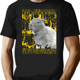 I Will Never Be Normal Capybara T-Shirt - Black
