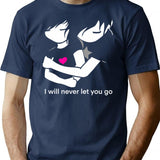 I Will Never Let You Go T-Shirt - Navy