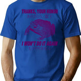 I Won't Do It Again Frog T-Shirt - Blue