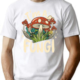 I'm A Fungi Shirt Funny Mushrooms Fun Guy Pun Biology Fungi T-Shirt - White