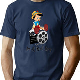 I'm A Reel Boy T-Shirt - Retro Graphic Tee for Men & Women - Navy