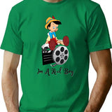 I'm A Reel Boy T-Shirt - Retro Graphic Tee for Men & Women - Green