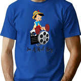 I'm A Reel Boy T-Shirt - Retro Graphic Tee for Men & Women - Blue