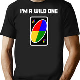 I'm A Wild One T-Shirt - Retro Graphic Tee for Men & Women - Black