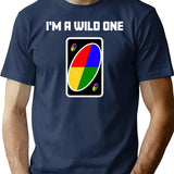 I'm A Wild One T-Shirt - Retro Graphic Tee for Men & Women - Navy