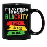 I'M Black Black Coffee Mug - Black