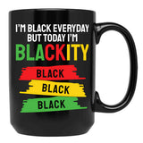 I'M Black Black Coffee Mug - Black