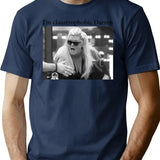 I'm Claustrophobic Darren T-Shirt - Retro Graphic Tee for Men & Women - Navy