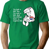 I'M Just A Bill T-Shirt for Men & Women, T-Shirts Graphic Tee - Green