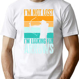 I'm Not Lost I'm Looking For Arrows. Retro Vintage Archery Lover Gift For Archers T-Shirt - White