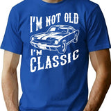 I'm Not Old I'm Classic Funny Car Design Birthday T-Shirt - Blue