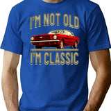 I'm Not Old I'm Classic T-Shirt - Retro Graphic Tee for Men & Women - Blue