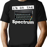 I'm On The Zx Spectrum T-Shirt - Retro Graphic Tee for Men & Women - Black