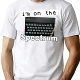 I'm On The Zx Spectrum T-Shirt - Retro Graphic Tee for Men & Women - White