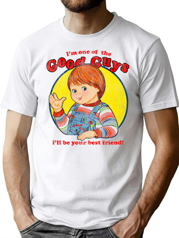 I'M One Of The Good Guys Worn Out T-Shirt for Men & Women, T-Shirts Graphic Tee - White