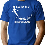 I'M So Fly I Neverland T-Shirt for Men & Women, T-Shirts Graphic Tee - Blue