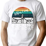 I'm Sorry For What I Said When I Was Docking The Boat Vintage Retro Funny T-Shirt - White