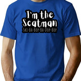I'm The Scatman T-Shirt - Retro Graphic Tee for Men & Women - Blue
