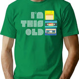 I'm This Old T-Shirt - Retro Graphic Tee for Men & Women - Green