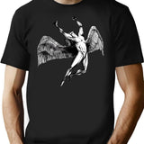 Icarus Original T-Shirt - Retro Graphic Tee for Men & Women - Black