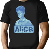 Iconic Alice T-Shirt - Retro Graphic Tee for Men & Women - Black
