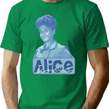 Iconic Alice T-Shirt - Retro Graphic Tee for Men & Women - Green