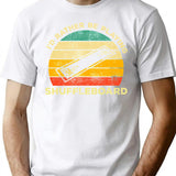 Id Rather Be Playing Shuffleboard Vintage Gift For Shuffleboard Players T-Shirt - White