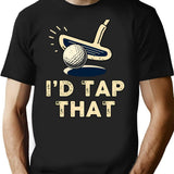 Id Tap That T-Shirt - Retro Graphic Tee for Men & Women - Black
